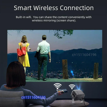 NNEOBA MINI Projector WIFI Portable Home Theater by NNEOBA