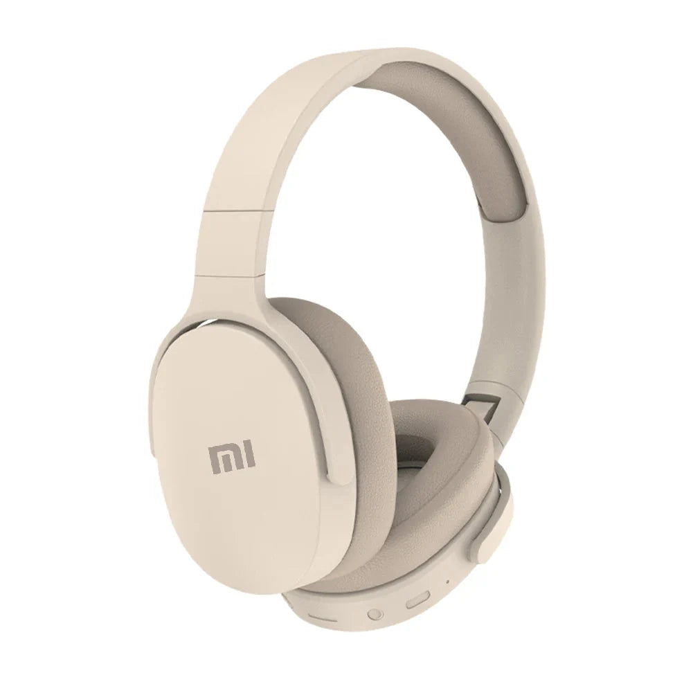 NNEOBA Wireless Bluetooth Over-Ear Headphone Beige by NNEOBA