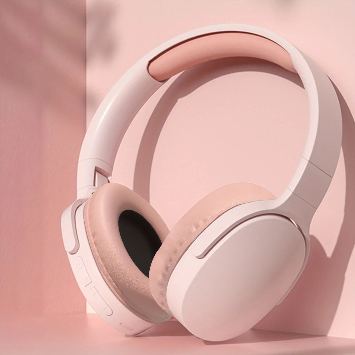 NNEOBA Wireless Bluetooth Over-Ear Headphones Pink by NNEOBA