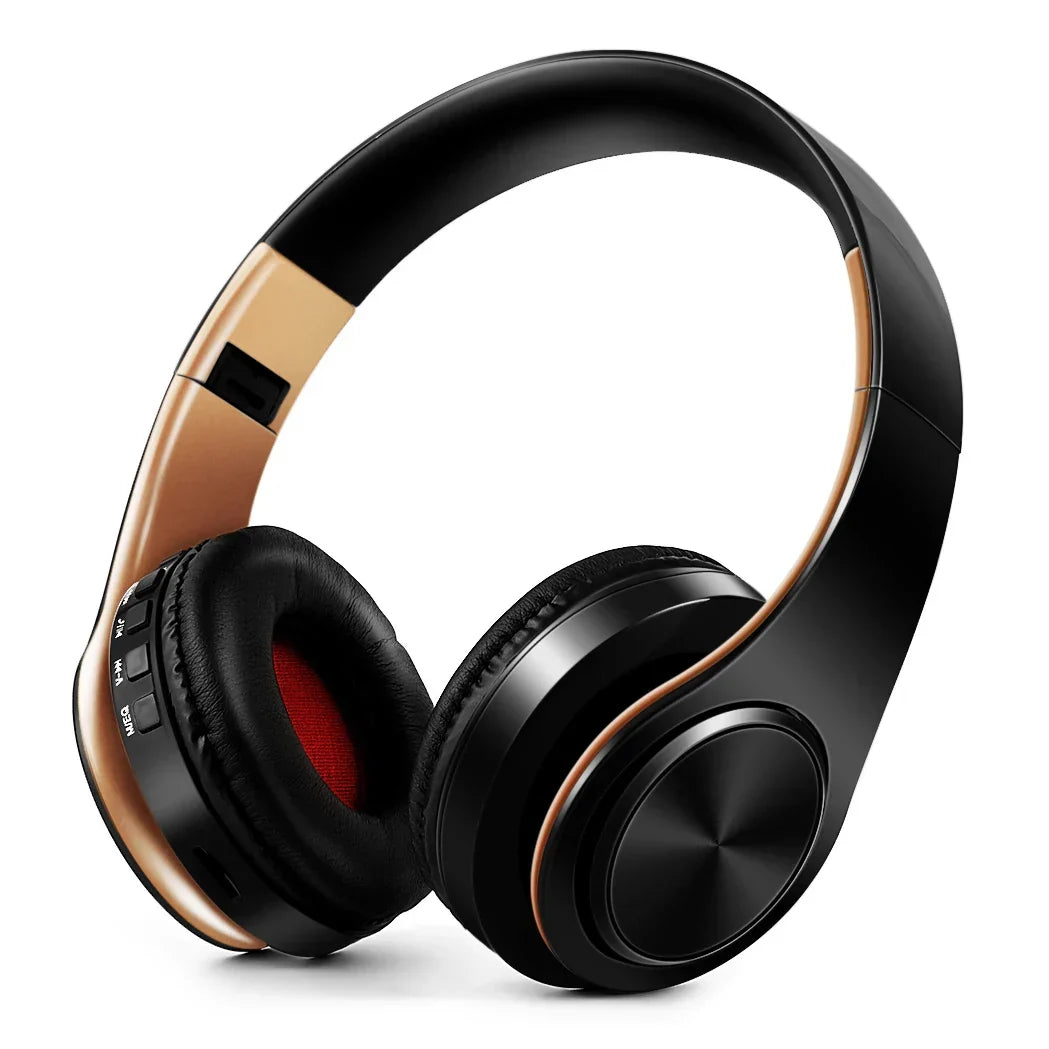 Wireless Bluetooth Headphones Gold by CAN