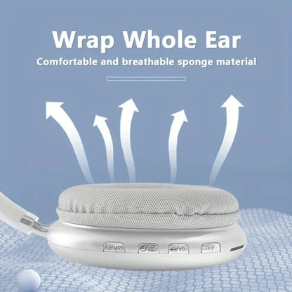 NNEOBA Wireless Bluetooth Over-Ear Headphones White by NNEOBA