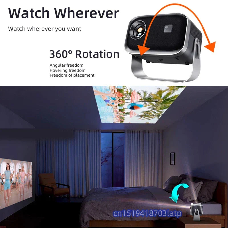 NNEOBA MINI Projector WIFI Portable Home Theater by NNEOBA