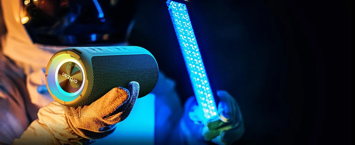 NNEOBA Bluetooth Speaker 40W Blue by NNEOBA