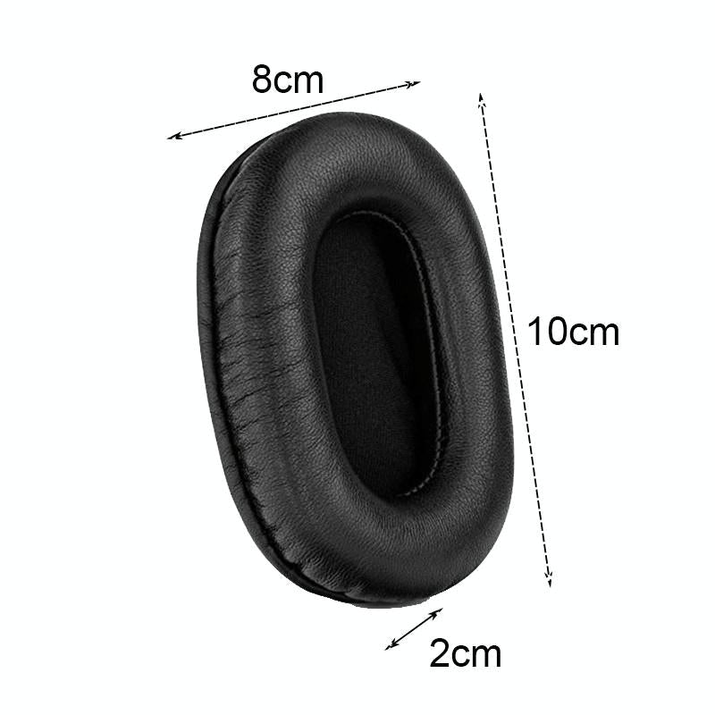 NNEIDS 2-Pack Headset Earmuffs For Sony Mdr-7506 / V6 / 900St - Black / Blue by NNEIDS