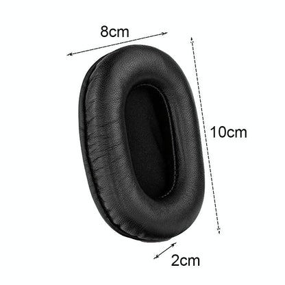 NNEIDS 2-Pack Headset Earmuffs For Sony Mdr-7506 / V6 / 900St - Black / Blue by NNEIDS