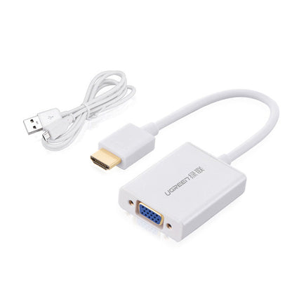 NNEDSZ UGREEN HDMI to VGA & 3.5MM Audio / Mirco USB converter (40212) by NNEDSZ