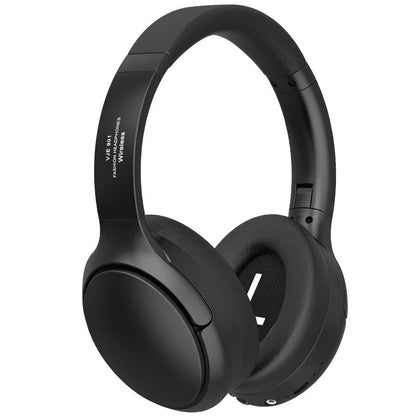 NNEDSZ Black VJE901 Wireless Bluetooth Over-Ear Headphones with Active Noise Cancelling by NNEDSZ