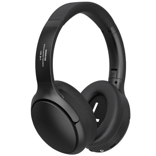 NNEDSZ Black VJE901 Wireless Bluetooth Over-Ear Headphones with Active Noise Cancelling by NNEDSZ