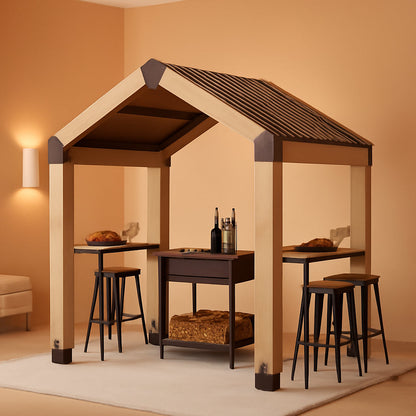Outdoor Grill Gazebo Featuring Hardtop 7.7x5.7 Feet by ShipItFurniture