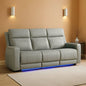 Power Recliner Sofa With Adjustable Headrest USB Charging by ShipItFurniture