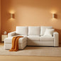 Beige Modular Sectional Sofa With Reversible Chaise by ShipItFurniture
