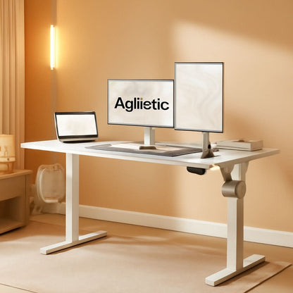 Electric Standing Desk 48x24 Height Adjustable Unit by ShipItFurniture