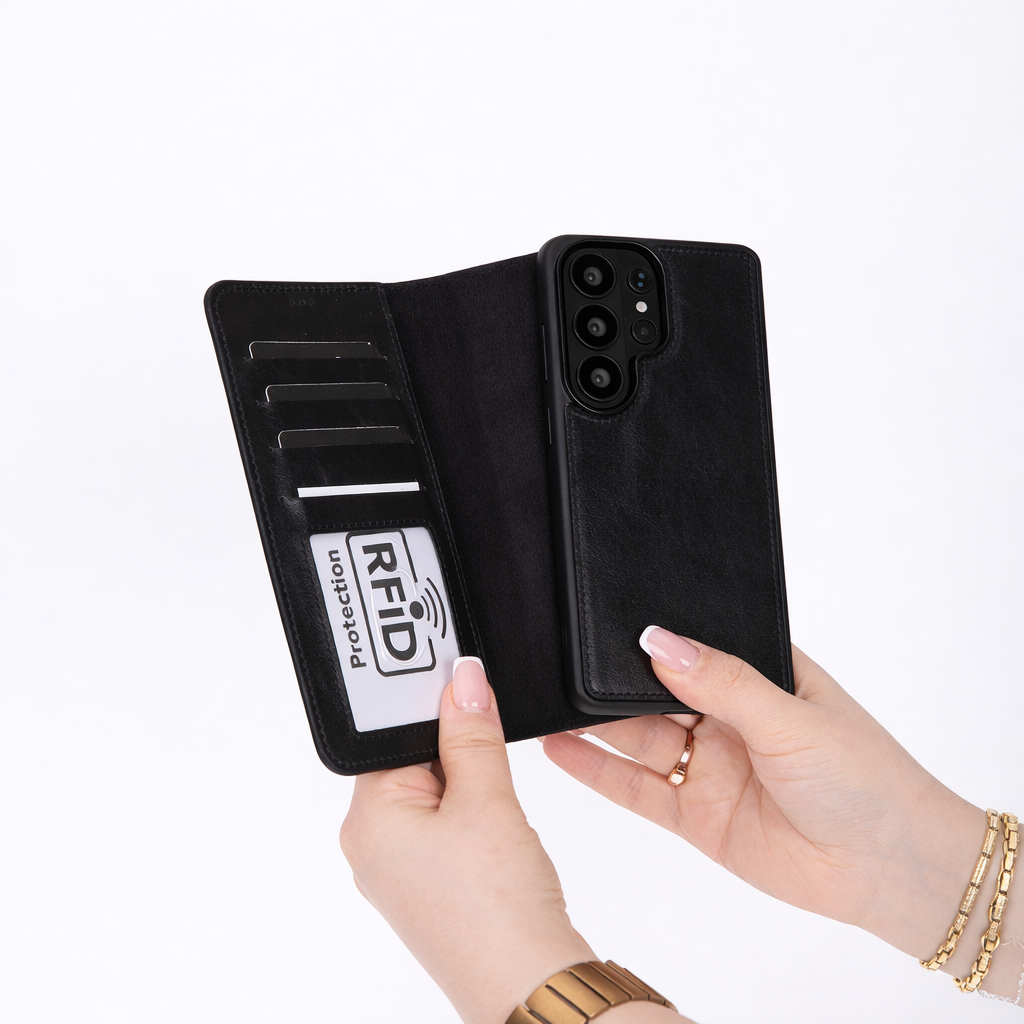 Buffalo Samsung Galaxy S26 Ultra Leather Wallet Case by TORONATA