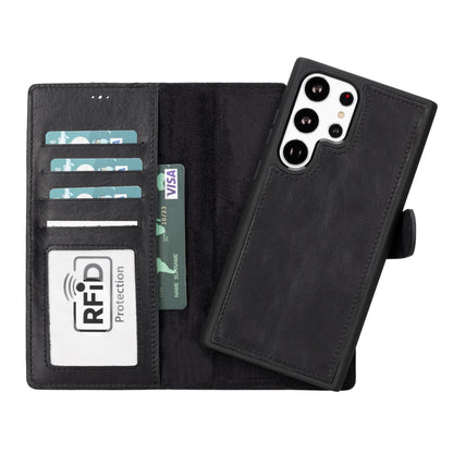 Buffalo Samsung Galaxy S23 Series Detachable Leather Wallet Case by TORONATA