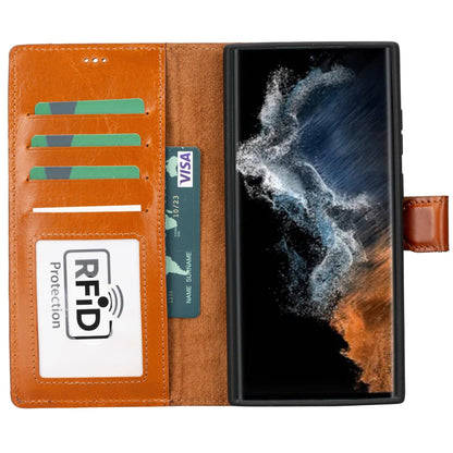 Buffalo Samsung Galaxy S23 Series Detachable Leather Wallet Case by TORONATA