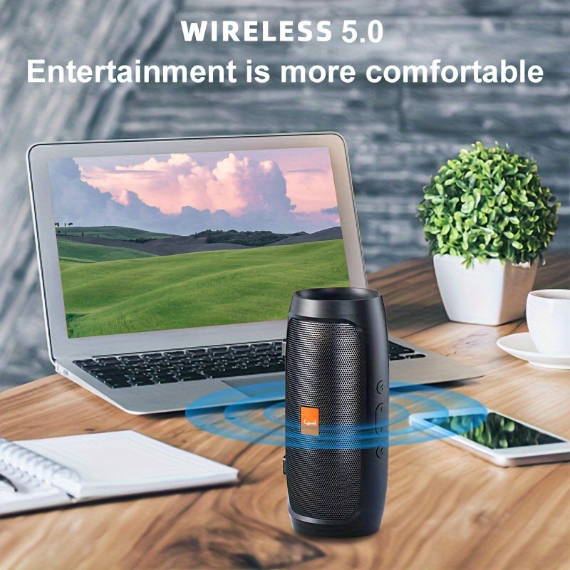 NNETM Outdoor Dual-Channel Heavy Bass Wireless Speaker by NNETM