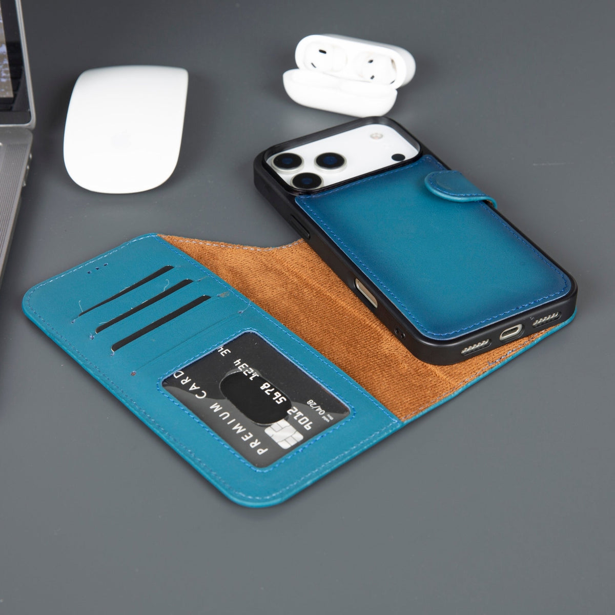 Casper iPhone 17 Pro Max Leather Wallet Case – MagSafe Compatible by TORONATA