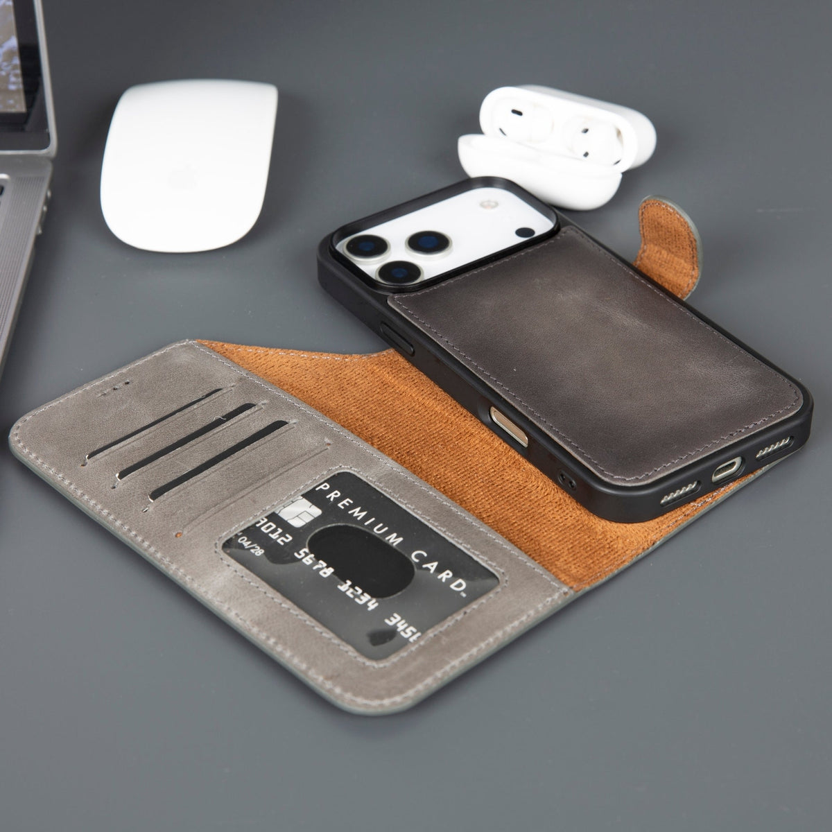 Casper iPhone 17 Pro Max Leather Wallet Case – MagSafe Compatible by TORONATA