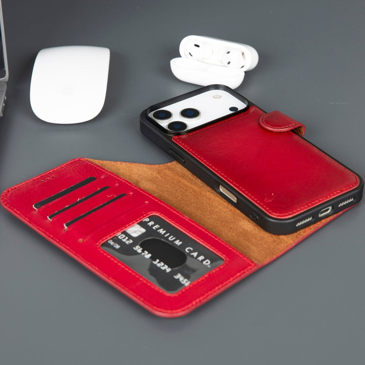 Casper iPhone 17 Pro Max Leather Wallet Case – MagSafe Compatible by TORONATA