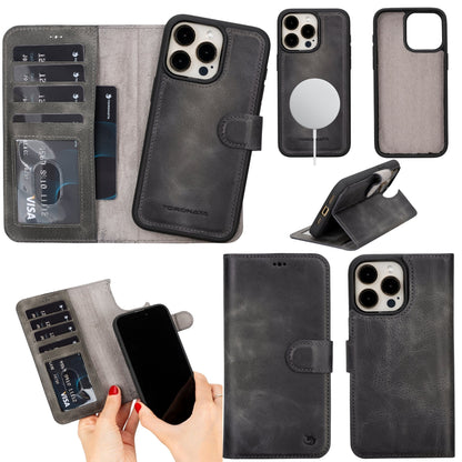 Casper Leather iPhone 14 Pro Wallet Case | MagSafe by TORONATA