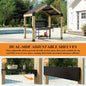 Outdoor Grill Gazebo Featuring Hardtop 7.7x5.7 Feet by ShipItFurniture
