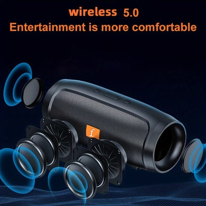 NNETM Outdoor Dual-Channel Heavy Bass Wireless Speaker by NNETM