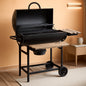 Barrel Charcoal Grill Thermometer With Adjustable Vents by ShipItFurniture