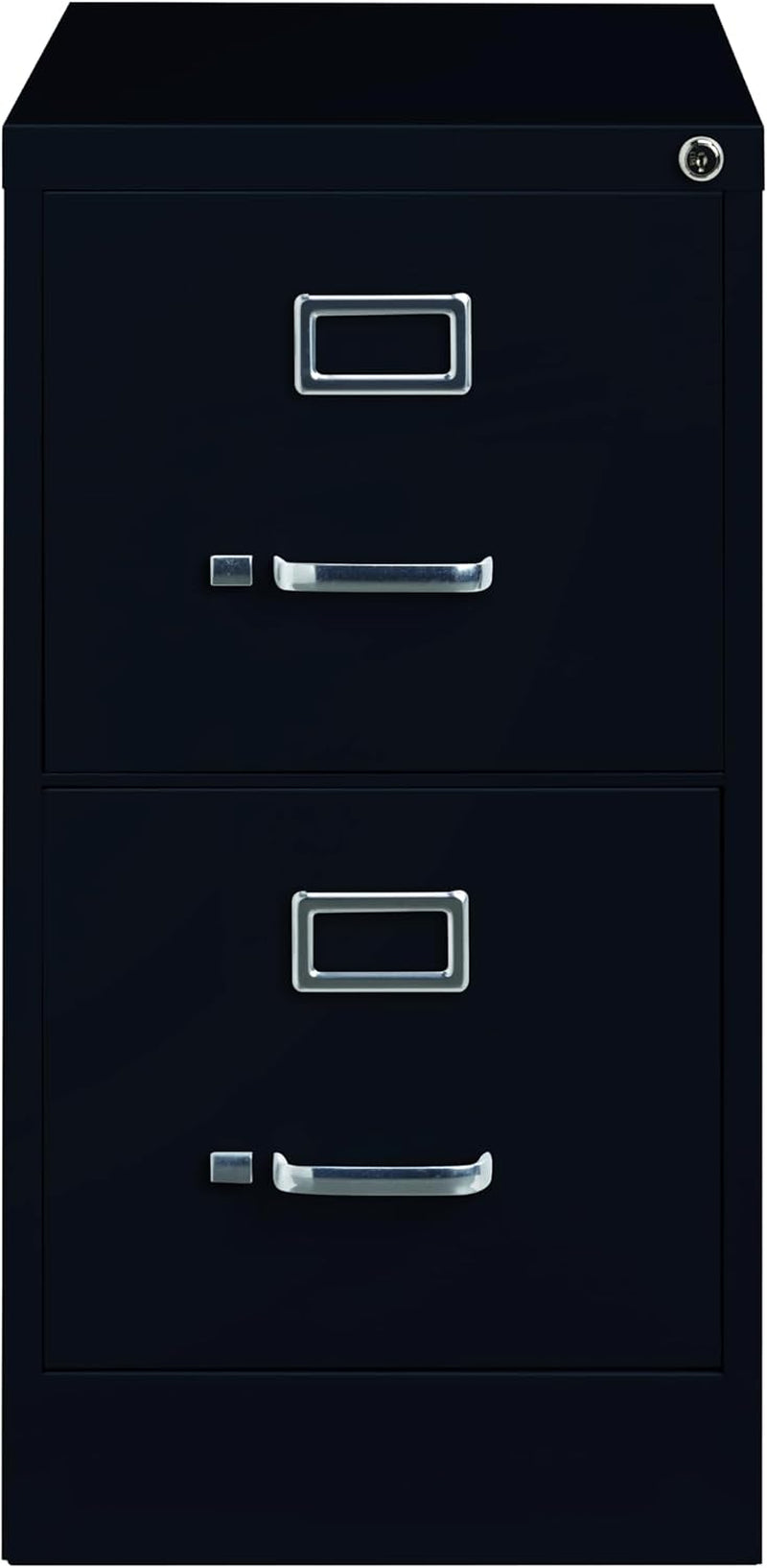 Black Commercial 25-Inch Deep Vertical Filing Cabinet by ShipItFurniture