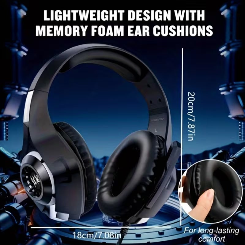 Gaming Headset PC PS4 PS5 Xbox RGB by CTN