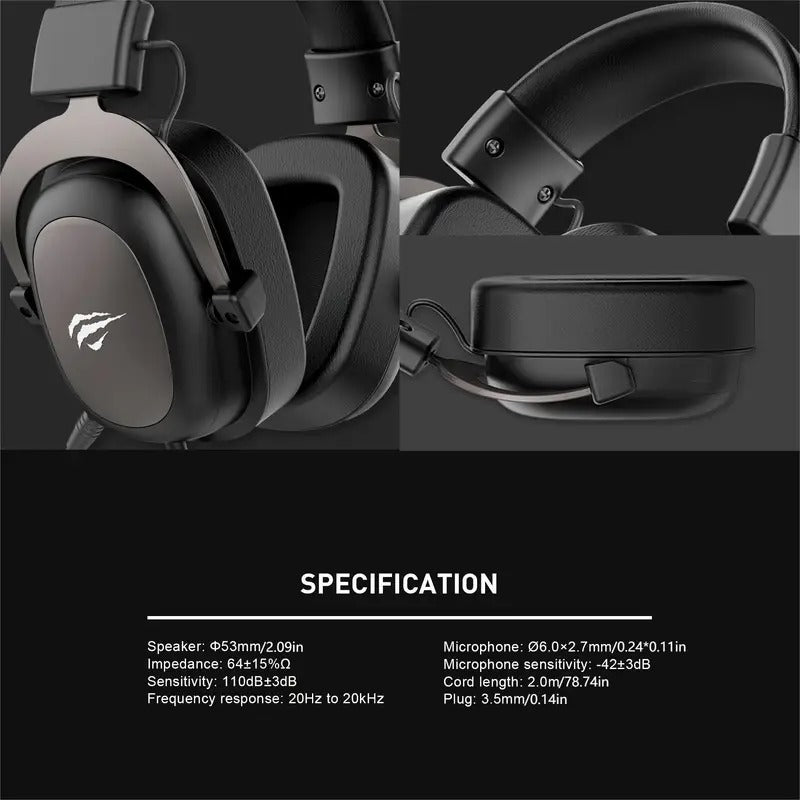 NNETM Wired Gaming Headset and Surround Sound with Mic by NNETM