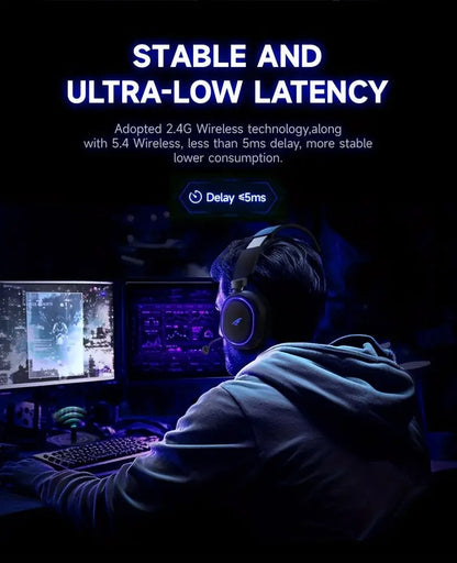 NNETM Wireless RGB Gaming Headset Surround by NNETM