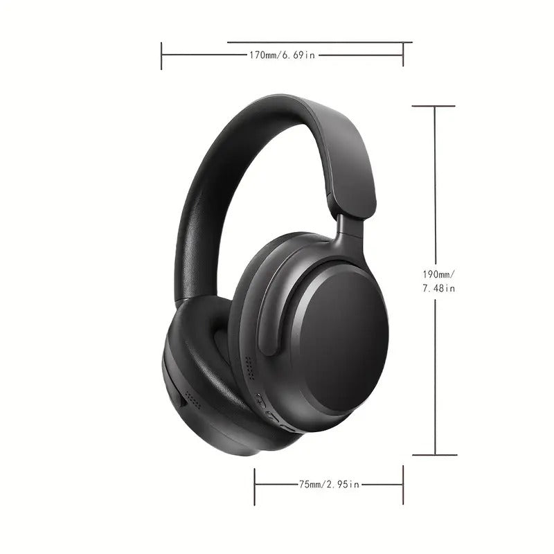 Over-Ear Wireless Headphones 40H Playtime Foldable with Mic by CTN