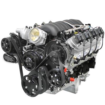BluePrint Engines Pro Series Chevy LS 376 C.I.D. 530 HP EFI Base Dressed Long Block Crate Engines - S0010 by BluePrint Engines
