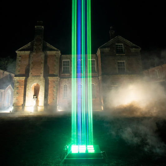 O114 DMX Landmark Laser Light 114W for Outdoor Sky Beam Use by Starshine Lights
