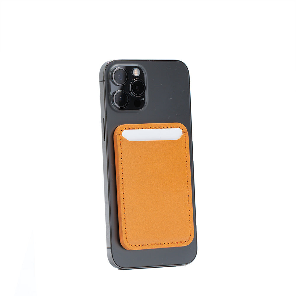 Top-Grain Leather Wallet compatible with MagSafe - Classic by Geometric Goods