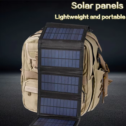 NNEOBA Foldable Solar Panel Charger with 20W/h Portable USB by NNEOBA
