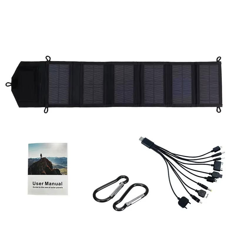 NNEOBA Foldable Solar Panel Charger with 20W/h Portable USB by NNEOBA